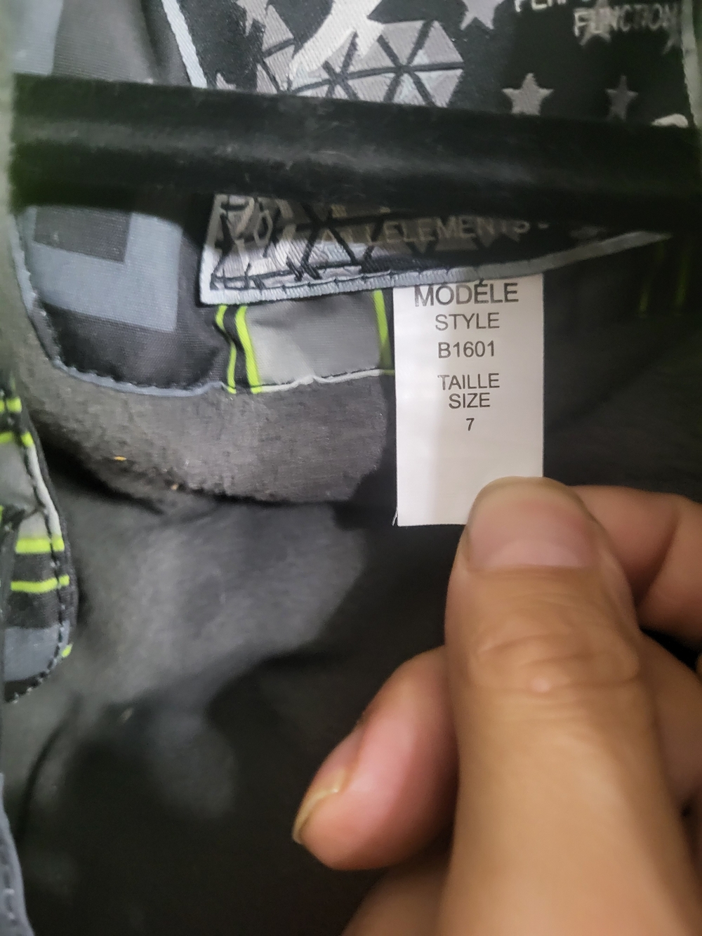Element Boys' Neon Green & Gray Puffer Jacket - Picture 3 of 5